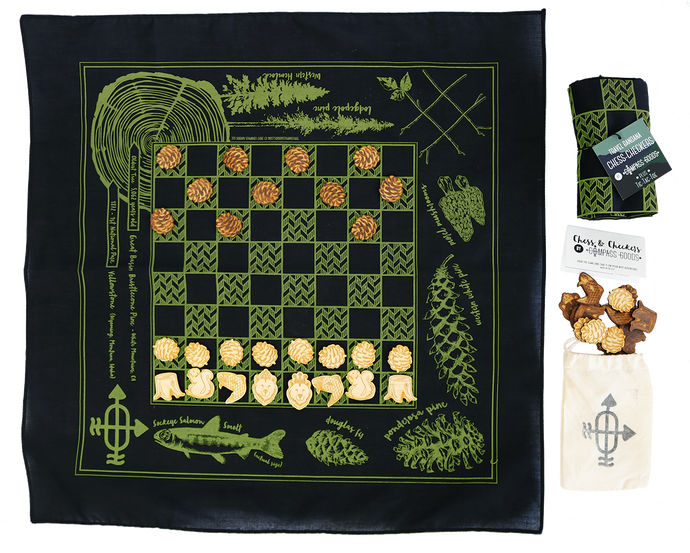 Bandana Travel Chess & Checkers