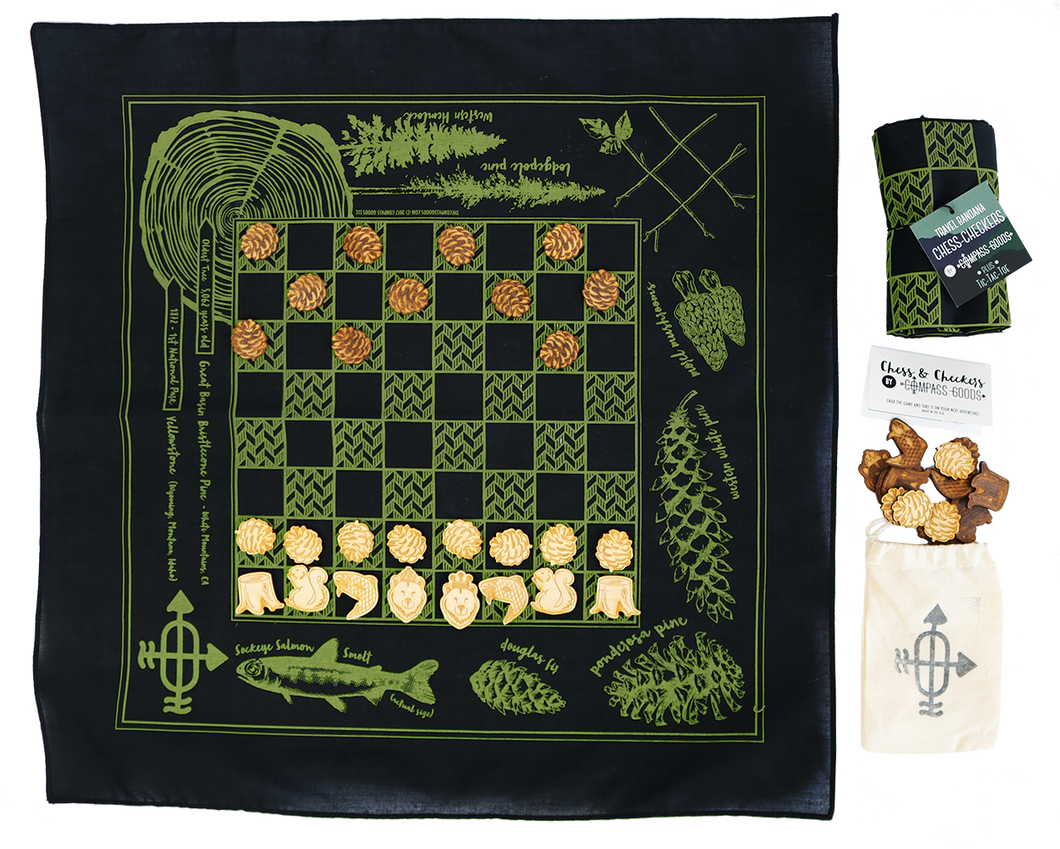 Bandana Travel Chess & Checkers