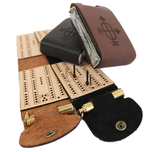 Leather Travel Cribbage