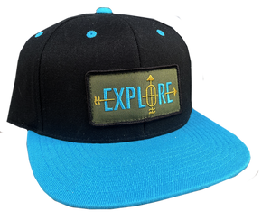 Explore Patch Snapback Hat