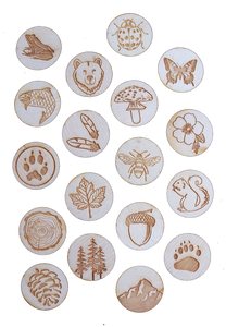 Memory Match Wood Coin