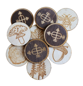 Memory Match Wood Coin