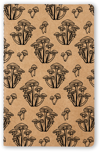 Wild Mushrooms kraft layflat notebook