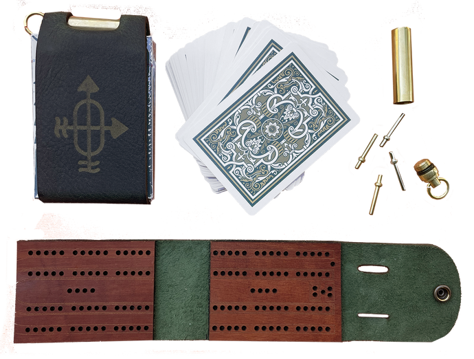 Leather Travel Cribbage - Collector's Edition
